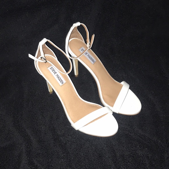 Steve Madden Shoes - Steve Madden Stecy Snake Ankle Strap High Heels